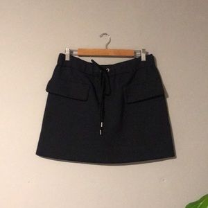 Navy mini skirt